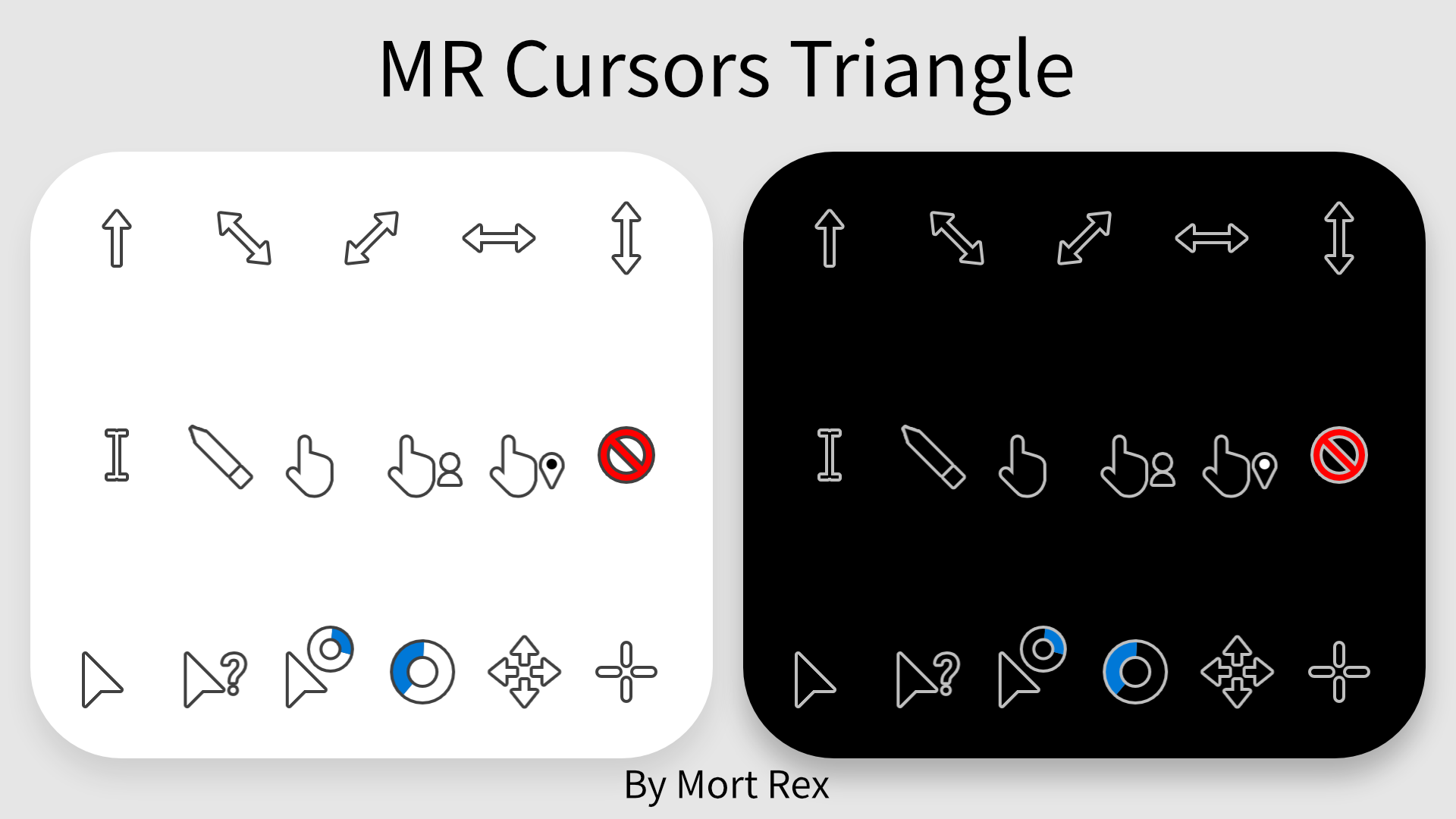 Triangular Round Cursor 【鼠标指针】MR Cursors Triangle - 知乎