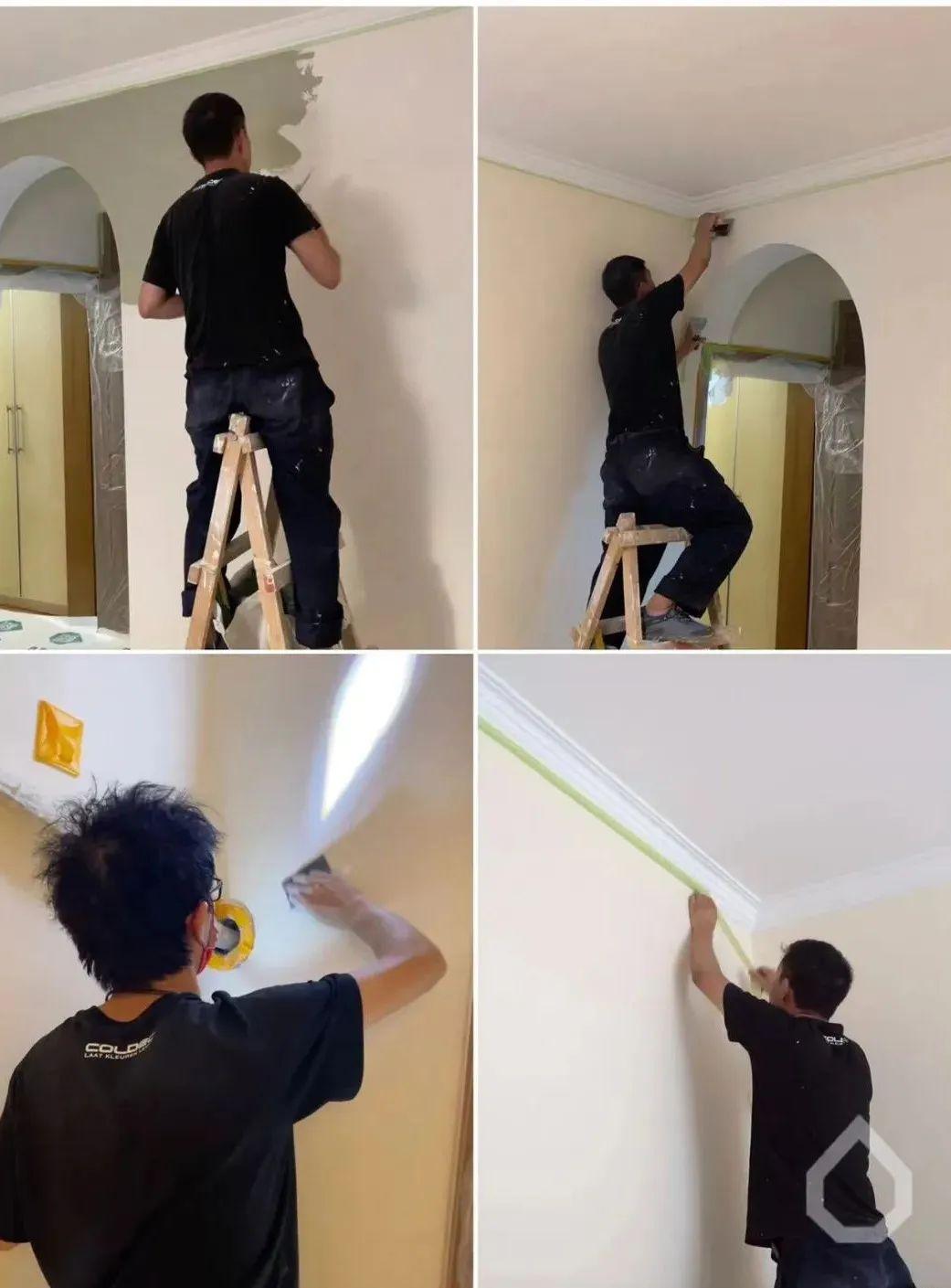 艺术漆墙面案例,蔻帝将老破小变成网红屋 - 知乎