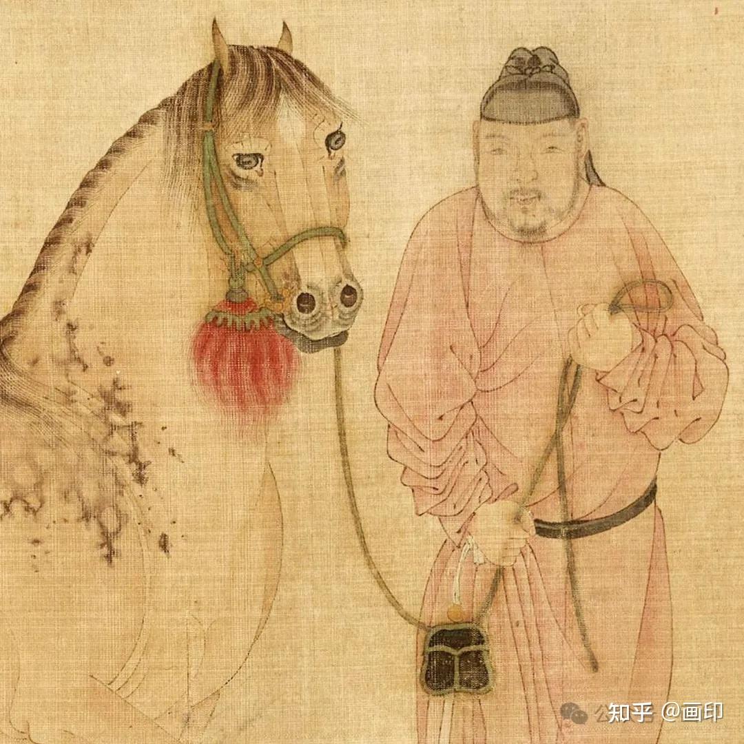 元 | 任仁发《人马图》 - 知乎