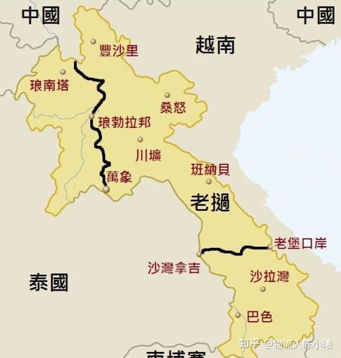 老挝南塔省地图图片