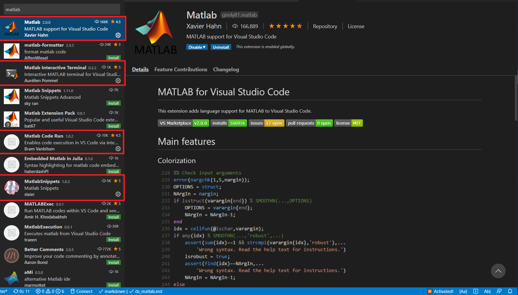 matlab vscode jupyterlab 