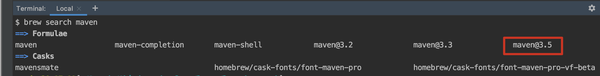 MacOS brew maven IDEA 