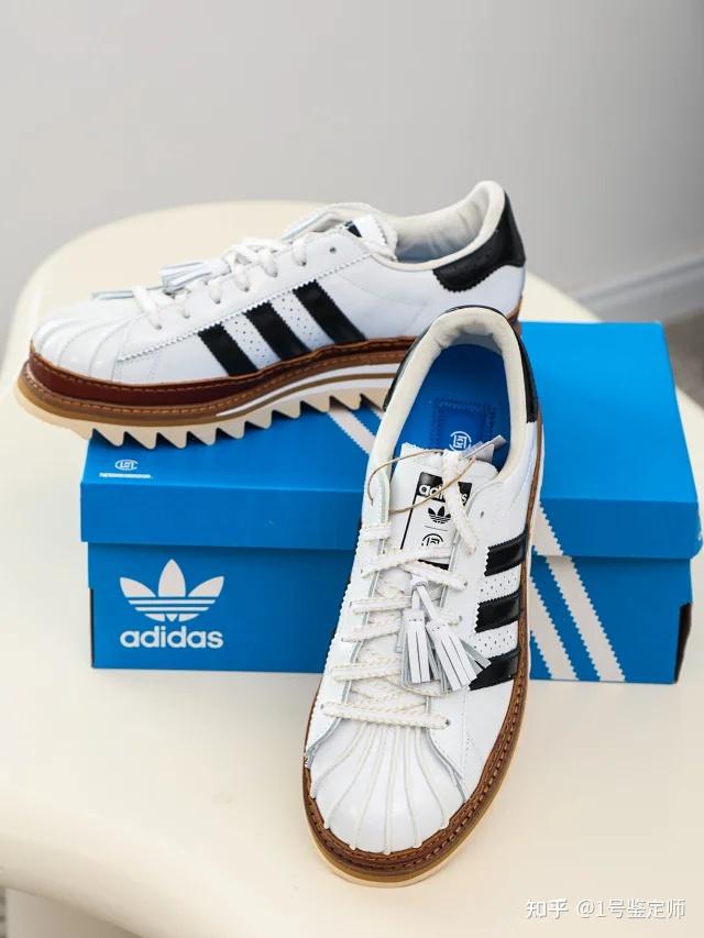 阿迪达斯xclot陈冠希联名系列originalsuperstar贝壳头板鞋真假辨别
