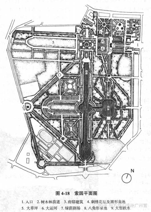 《西方园林史》经典园林平面图-画图题必备素材 - 知乎