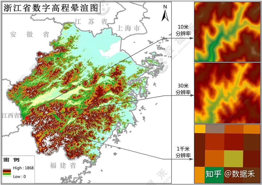 数据禾全国10米dem数字高程数据