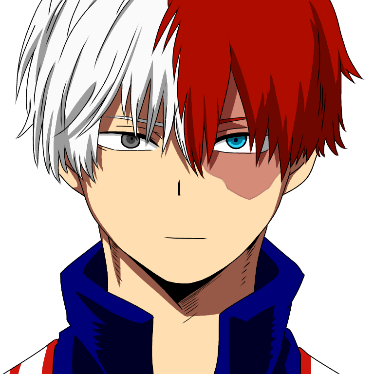 一半红头发一半白发,左眼是蓝色的,右眼好像是红色的,男主是哪个动漫