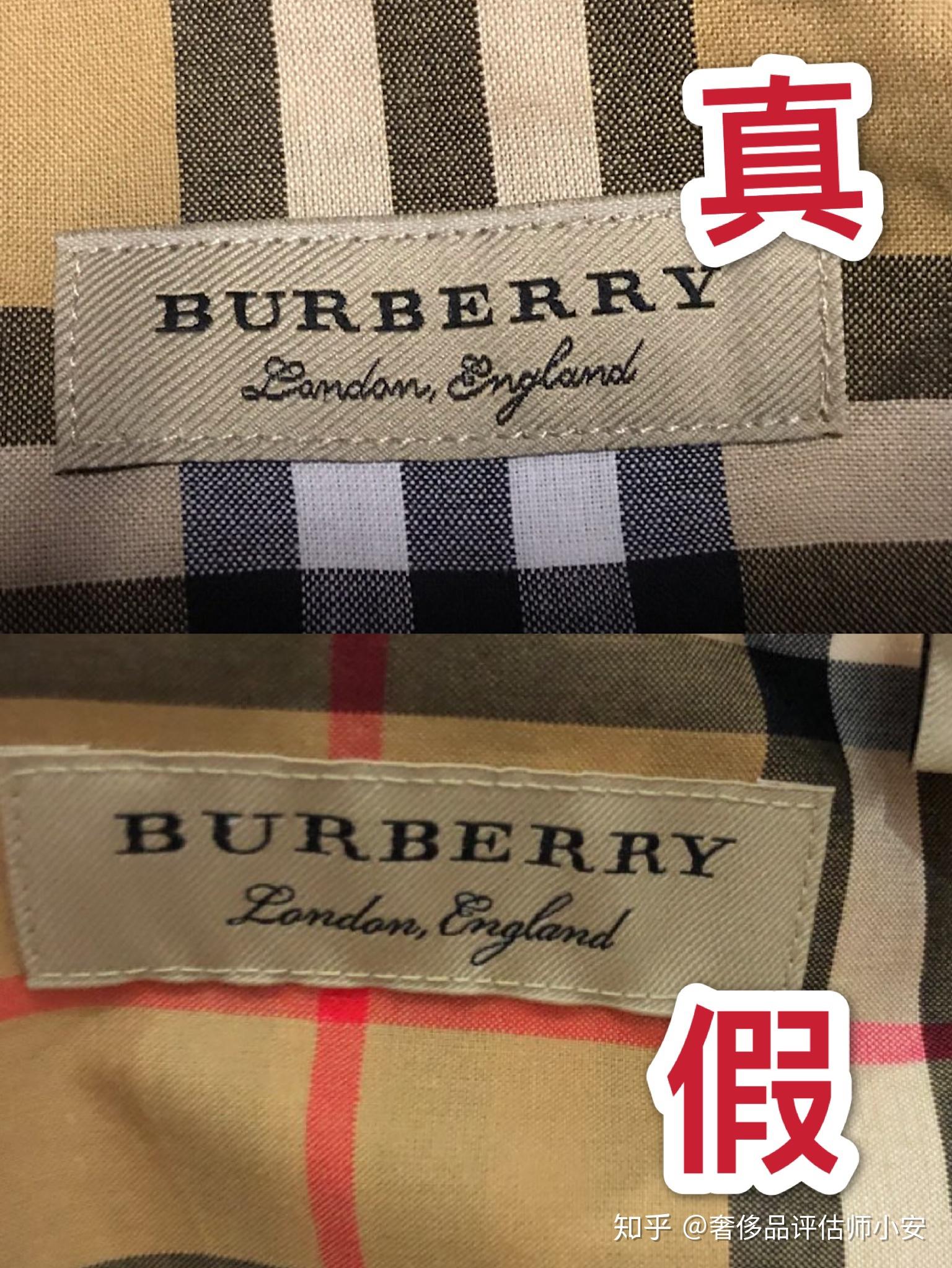 burberry t恤真假图片