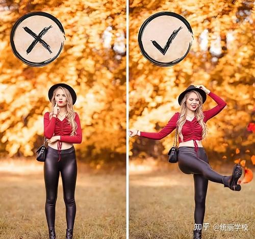 沈阳摄影学校_摆拍的姿势技巧
