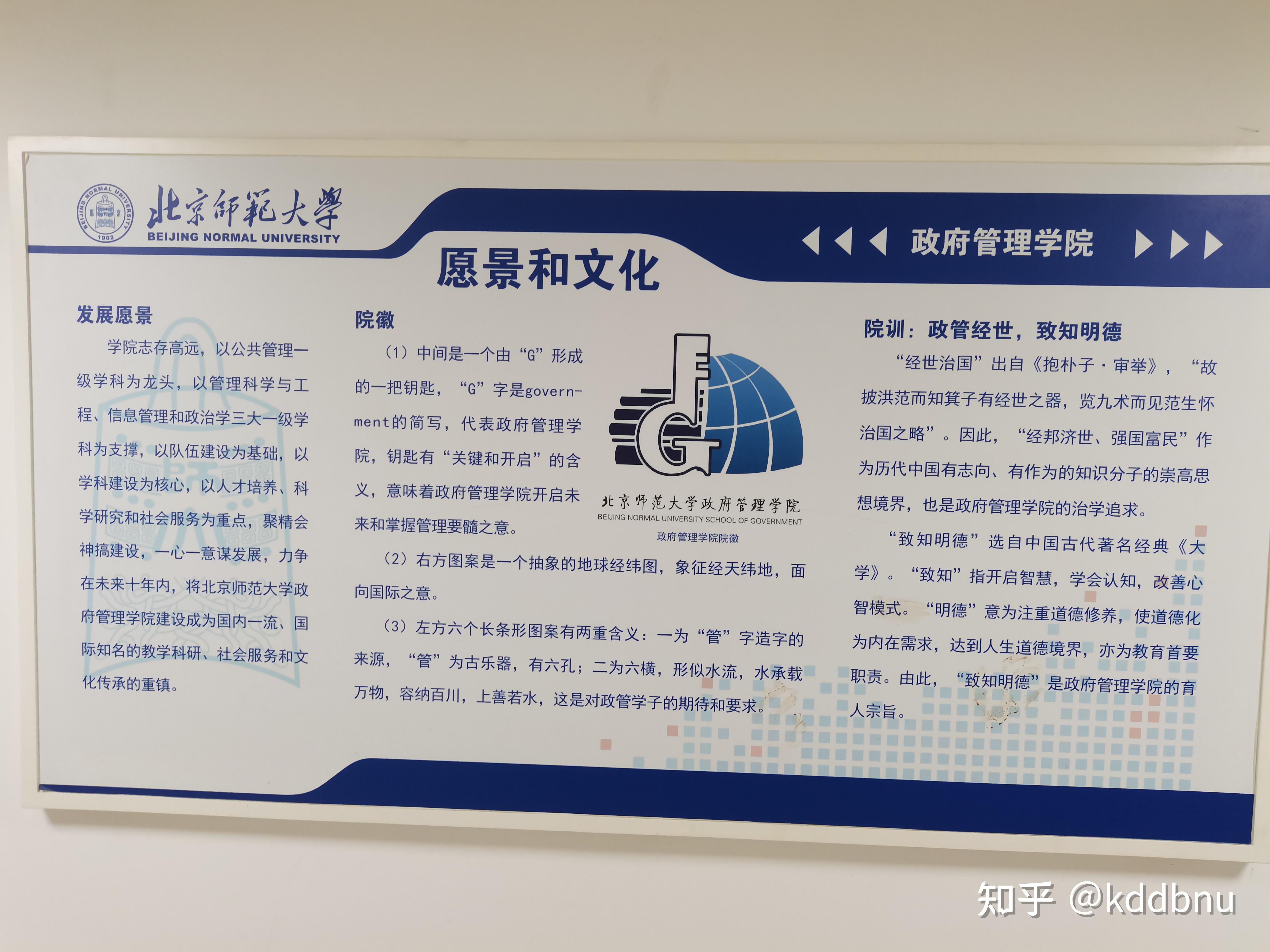 北京师范大学政府管理学院院训