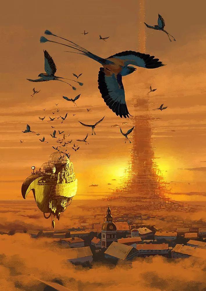 美如仙境的超现实幻想艺术俄罗斯画师alex作品赏