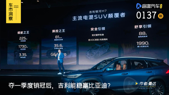 与比亚迪争一哥,吉利夺一季度销冠,真正赛点在4月之后