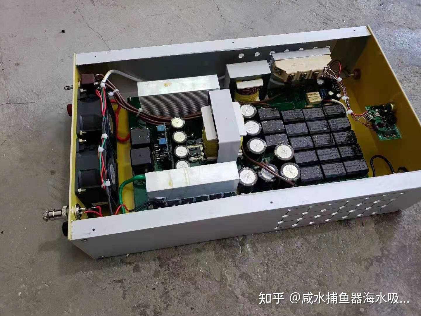 鹹水捕魚器製作發電機後級邱國現海水捕魚機半鹹淡水逆變器鹹海水吸魚