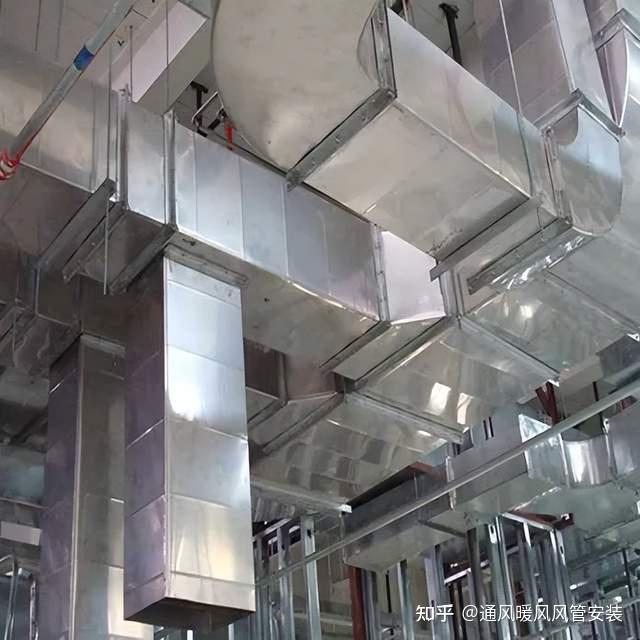 风机→消声器→止回阀→机房竖井→单层防雨百叶窗→室外地下车库风管