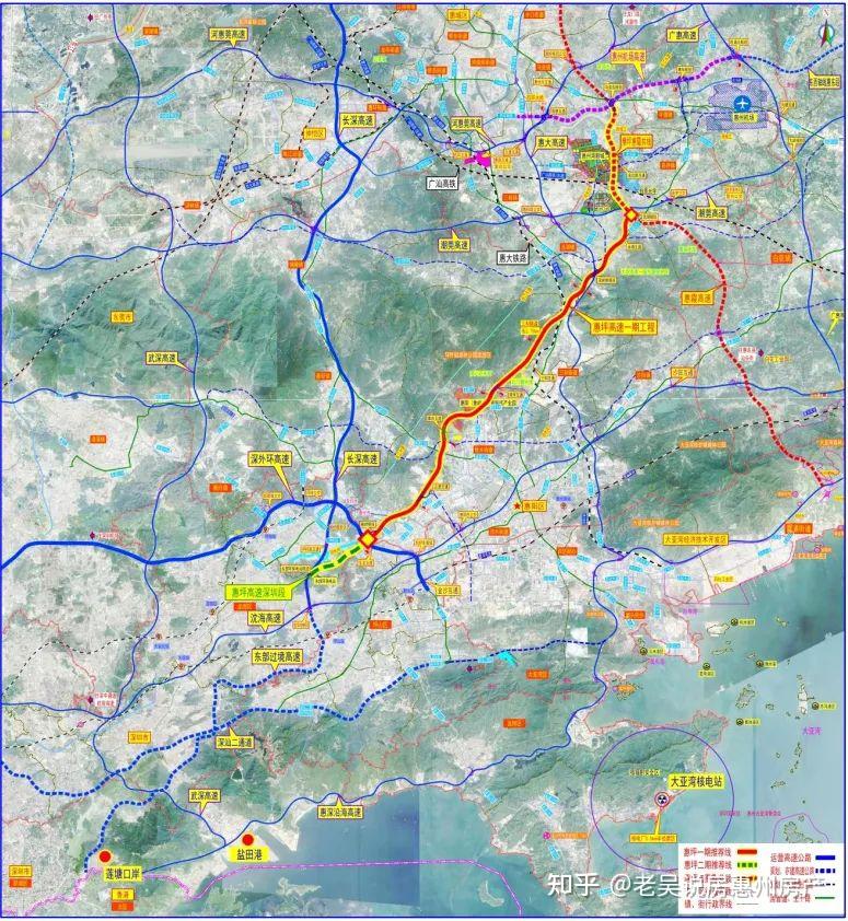 惠州续建或规划10大高速公路!