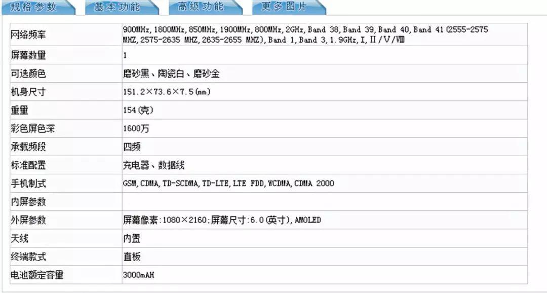 从工信部公布的参数来看,魅族16x这款手机机身厚度7.5mm