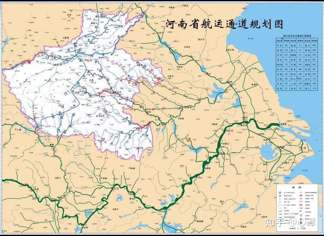 河南水系流域图图片