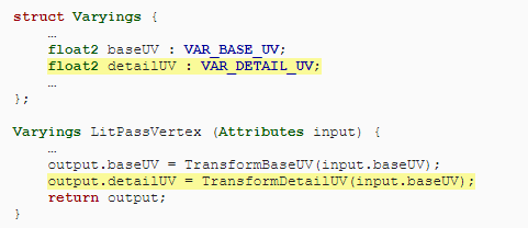 unity通用渲染管線urp系列八複雜的貼圖