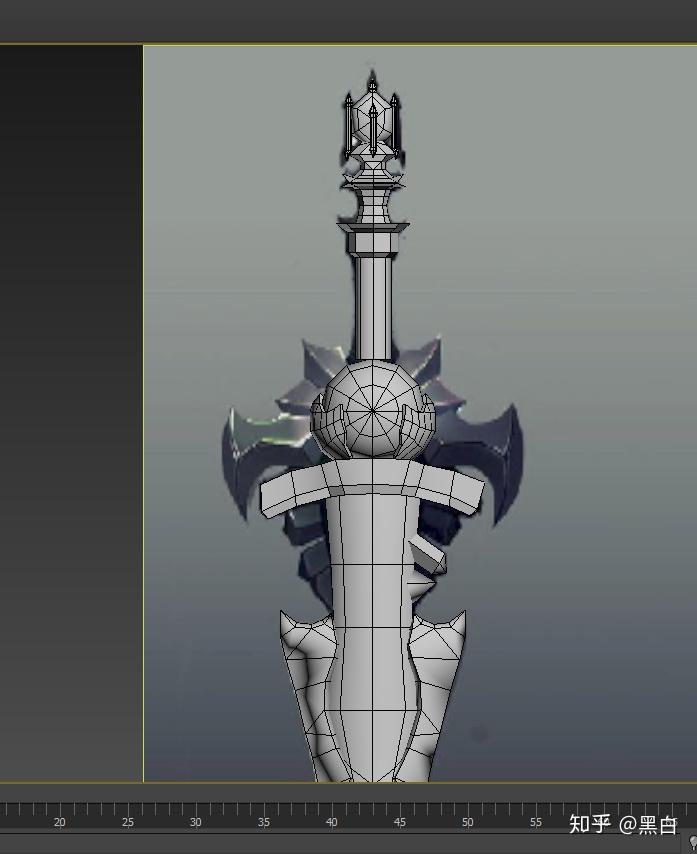 3D制作游戏模型图文教学!剑类武器制作思路! - 知乎