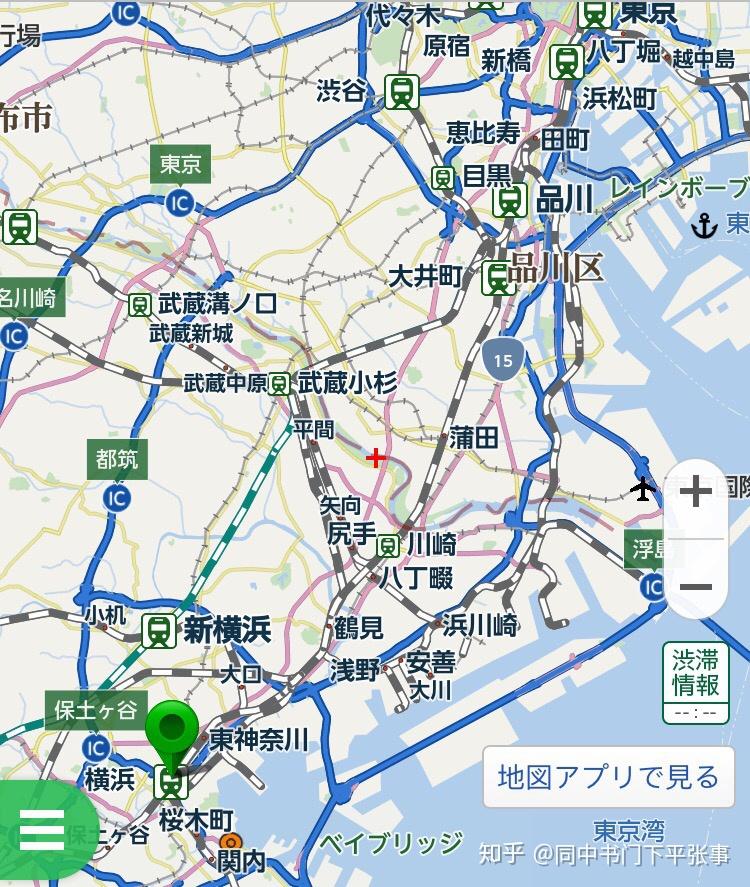 横滨地理位置图片