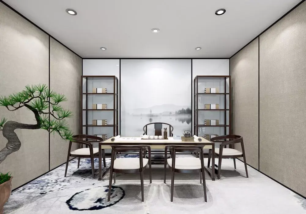 书房+茶室设计，远离喧嚣，但求清雅 - 知乎
