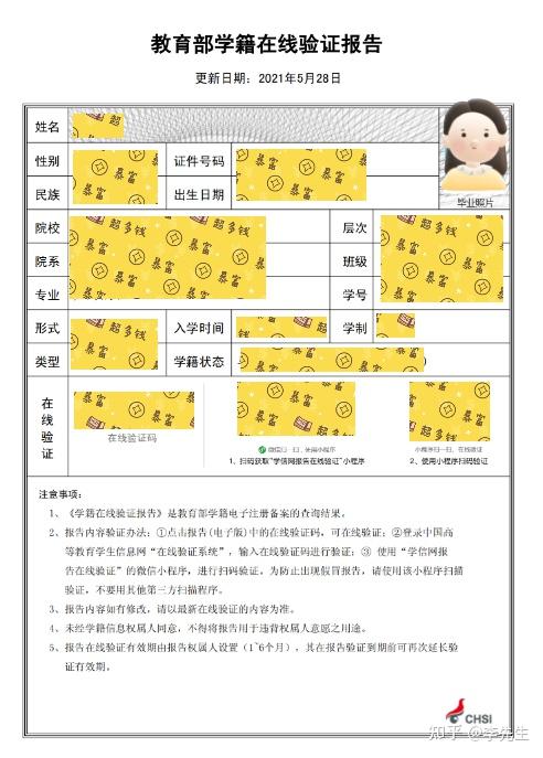 教育部学籍在线验证报告验证码只有12位吗
