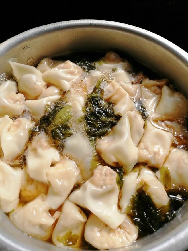 鸡肉香菇大馅馄饨名门泽佳315网皮薄馅多汤鲜味美