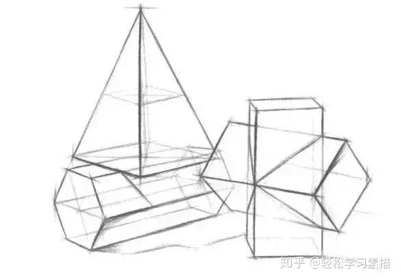 素描學習素描基礎幾何體太難上調子不會請看這裡