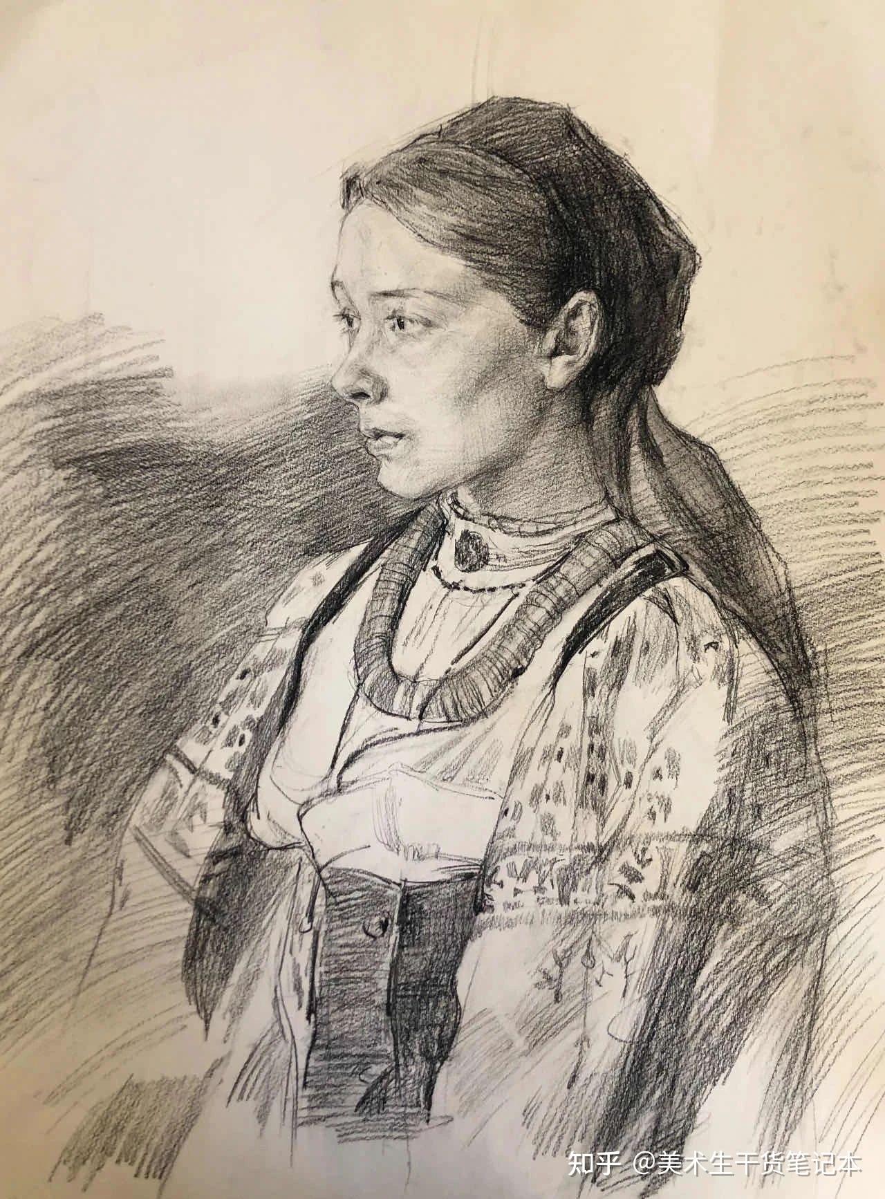 西安美术学院学生素描优秀作品