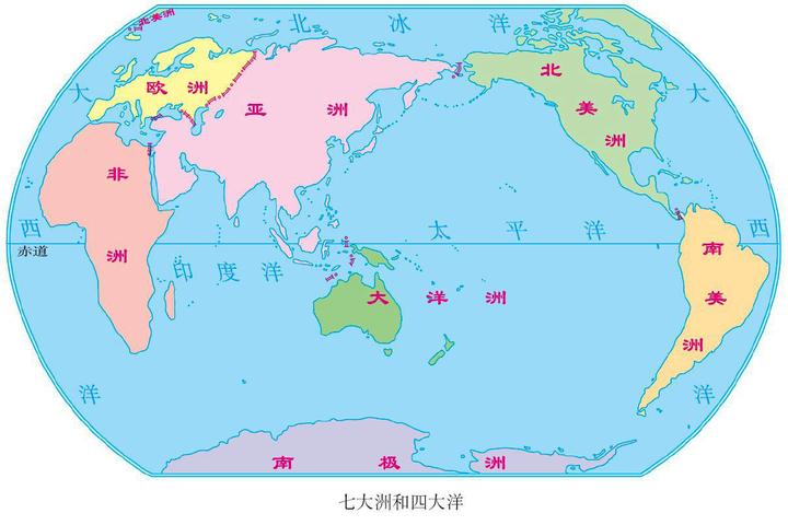 七大洲高清地图和介绍，值得收藏 - 知乎