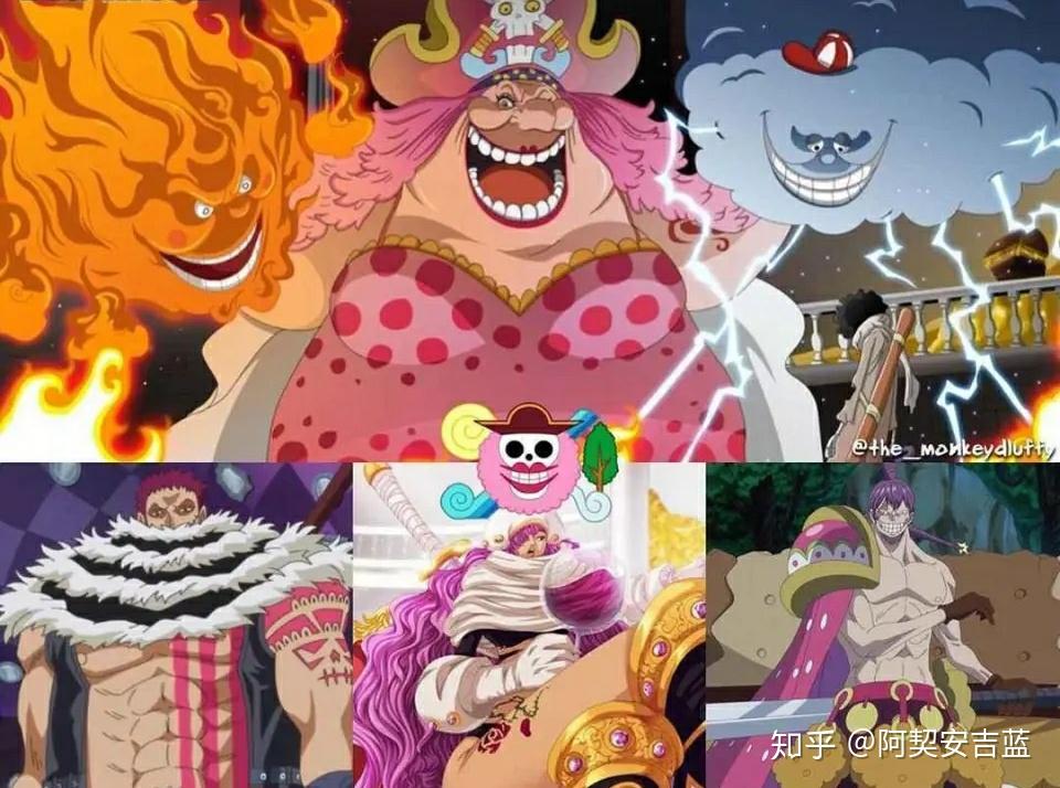 《海贼王》四皇big mom海贼团和凯多百兽海贼团,从战斗力和组织架构