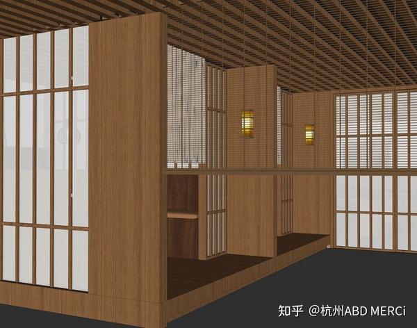 空间设计 日料餐饮的设计案例 知乎
