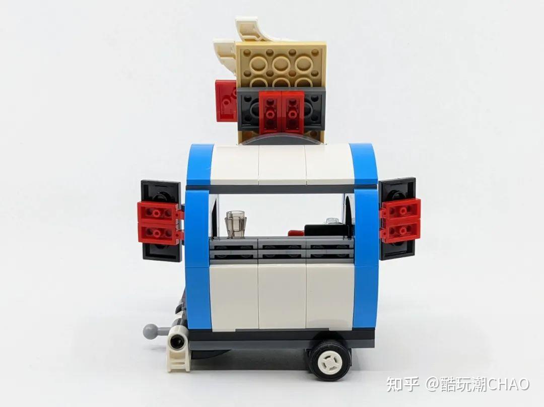 乐高赠品套装40488咖啡车实物开箱图片