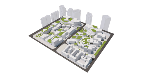 archicad: 我们开发的是一大型的总体规划项目,包括城市设计和大型