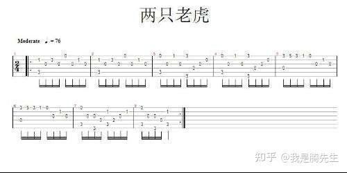 吉他入门曲谱数字_吉他入门曲谱(5)