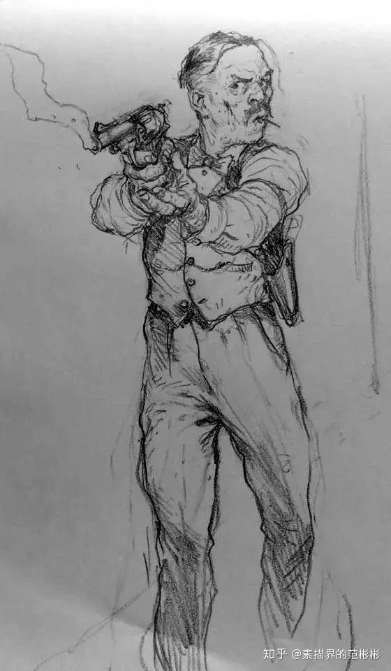 英国概念艺术家速写大神karlkopinski