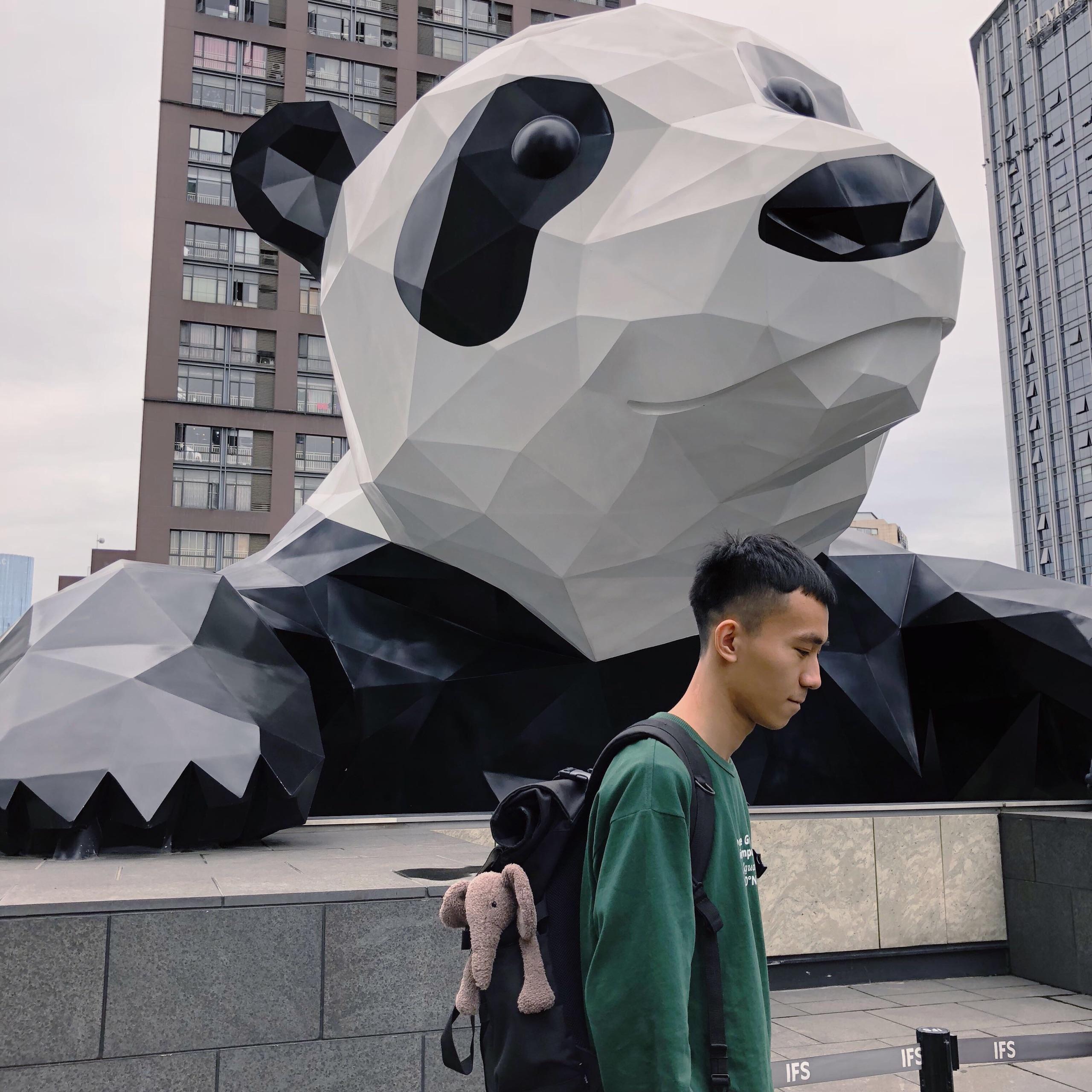 为什么基佬都喜欢和成都ifs那个熊猫合影(正如头像)? - 知乎