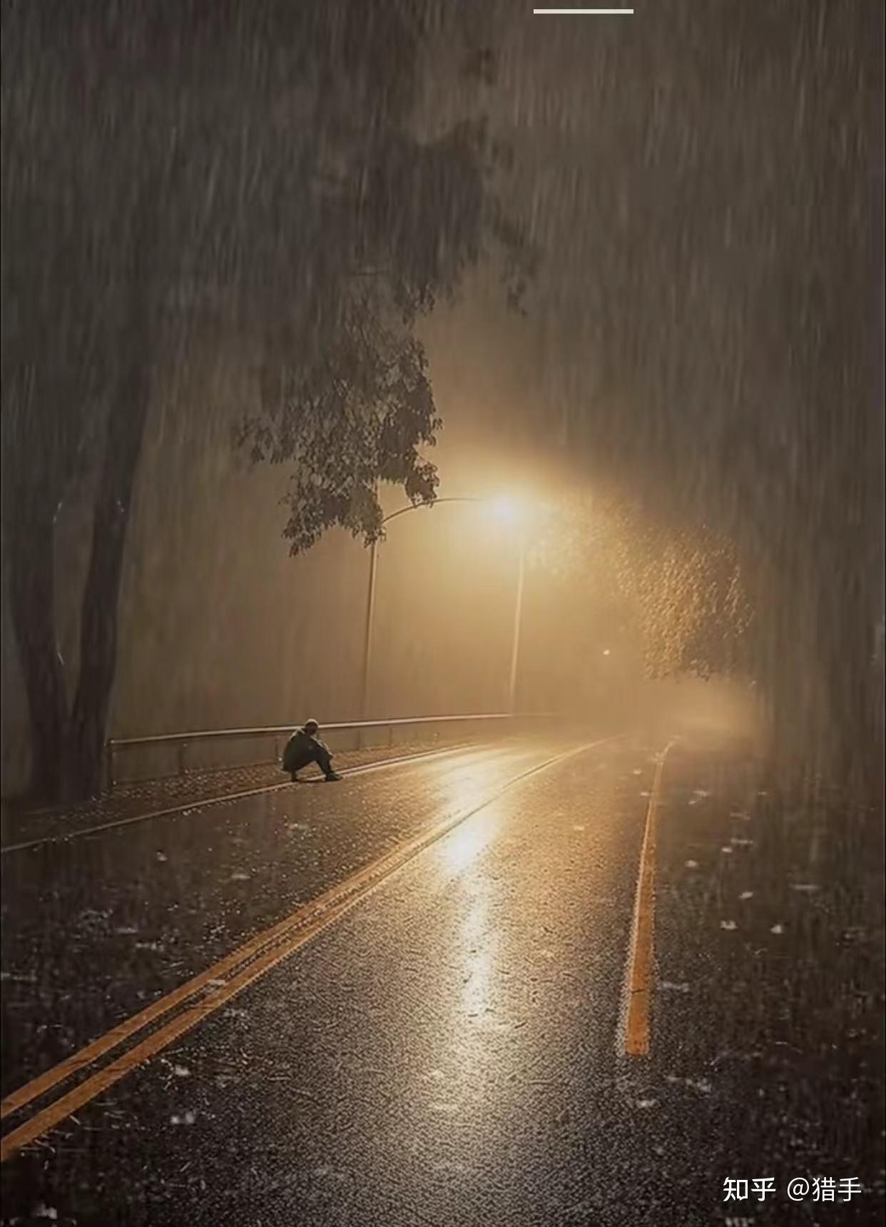 隔窗看雨图片真实图片