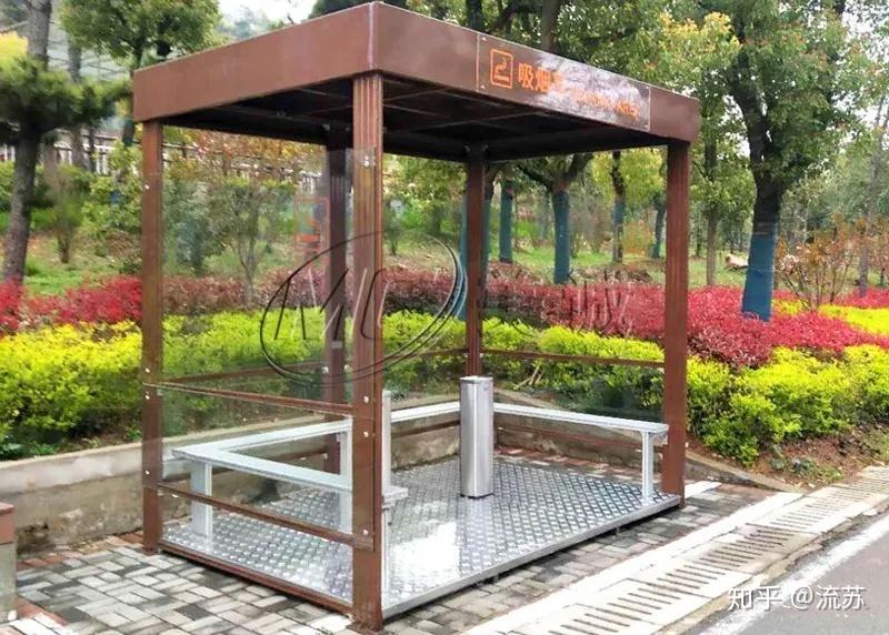景区户外吸烟亭让二手烟走开
