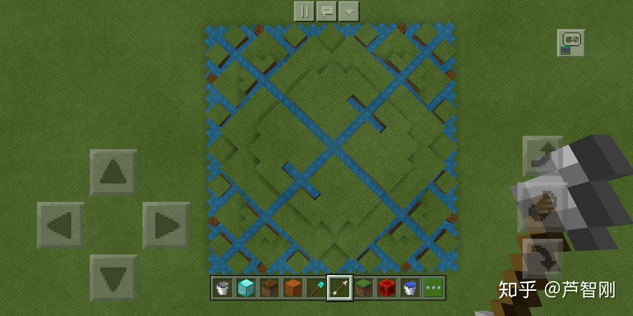 Minecraft 中只用一格水源，最多能灌溉多少耕地? - 知乎