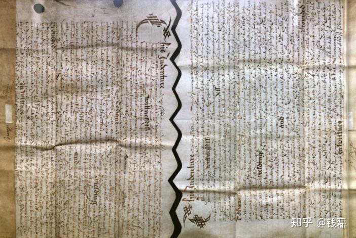 词源趣谈以锯齿状边缘分割开的indenture契约