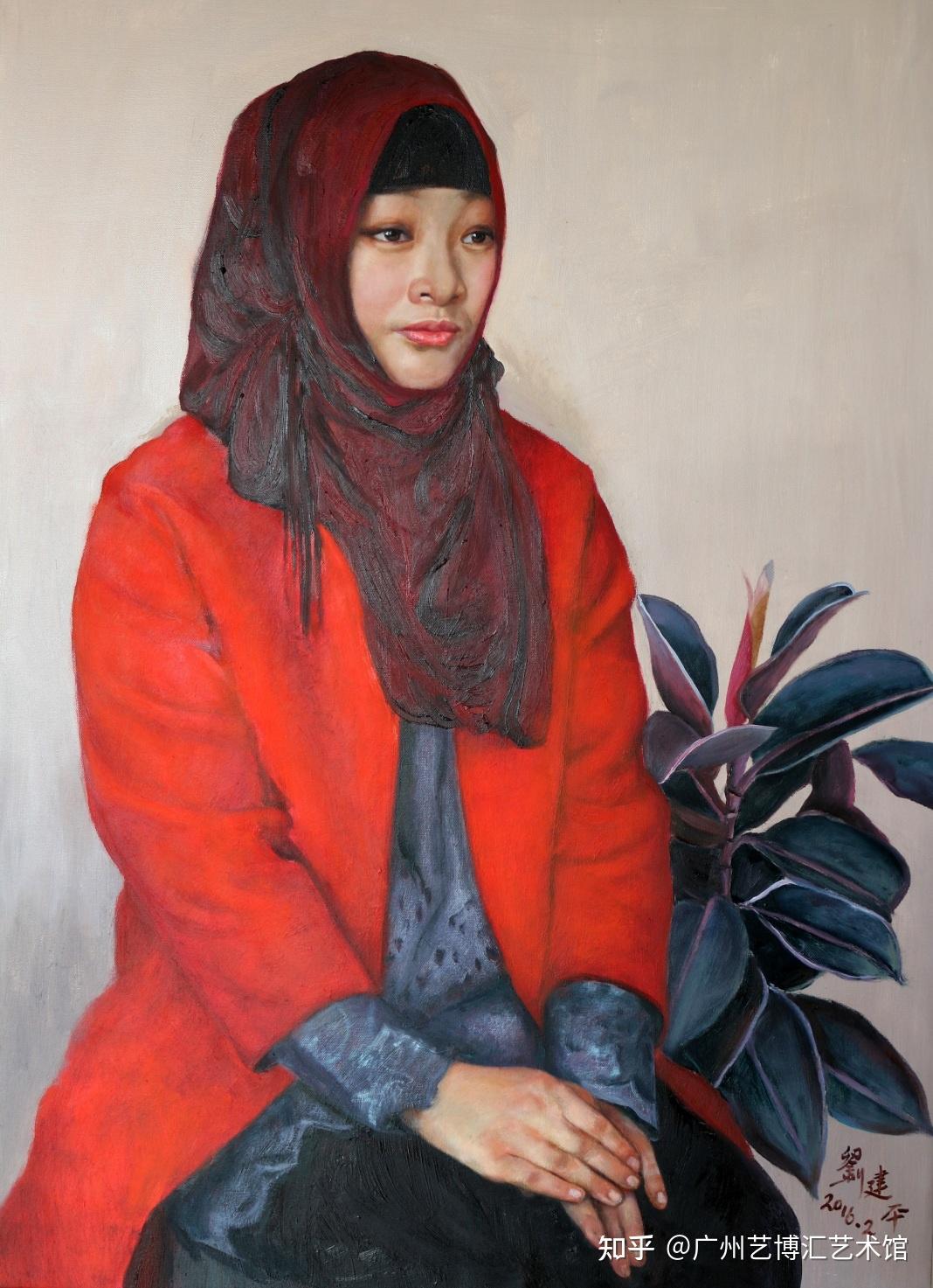 展开叙事性的场景想象刘建平的人物油画