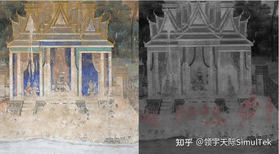APOLLO红外反射成像技术应用在柬埔寨东南亚最大壁画项目-北京领宇天际科技有限责任公司