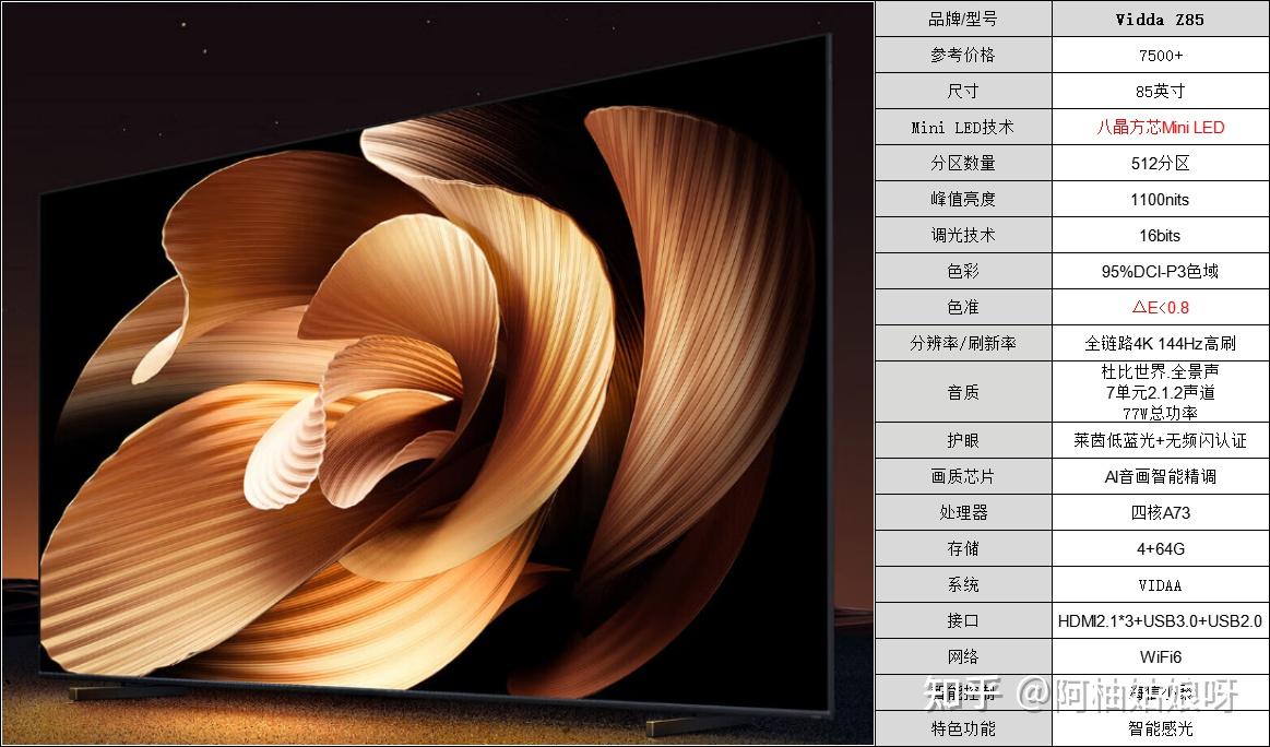 酷开/创维/海信/vidda/雷鸟高性价比mini led电视对比横评