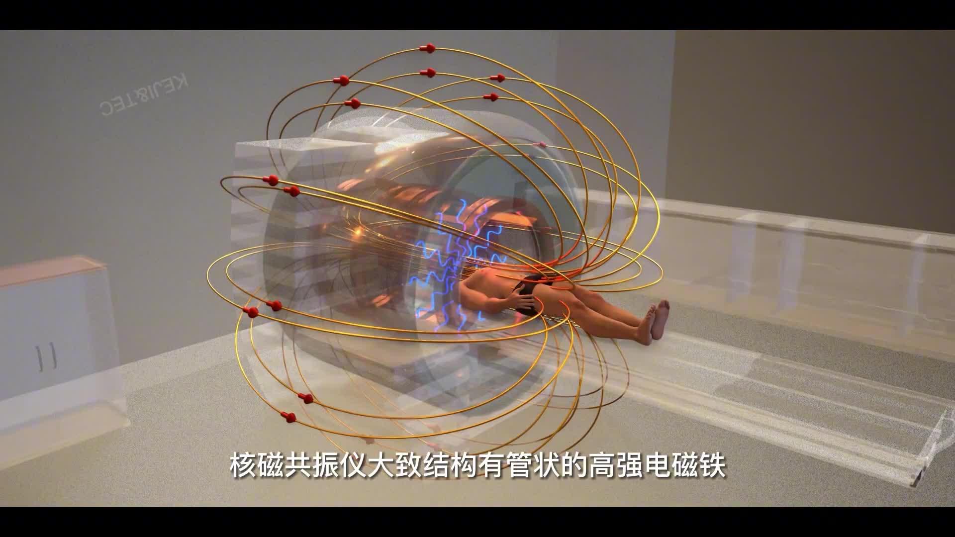 核磁共振仪mri的工作原理科普动画医疗器械科技知识分享