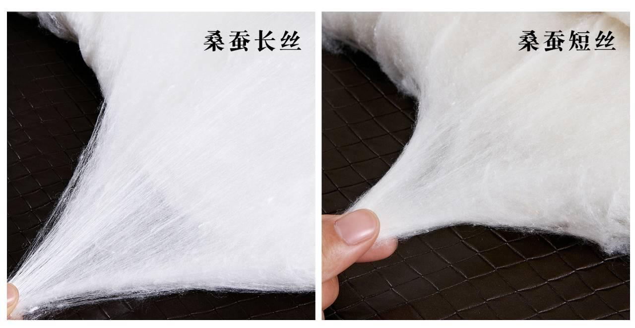 蚕丝从品种来分,可以区分为:桑蚕丝和柞蚕丝桑蚕丝:是指以桑树叶为食
