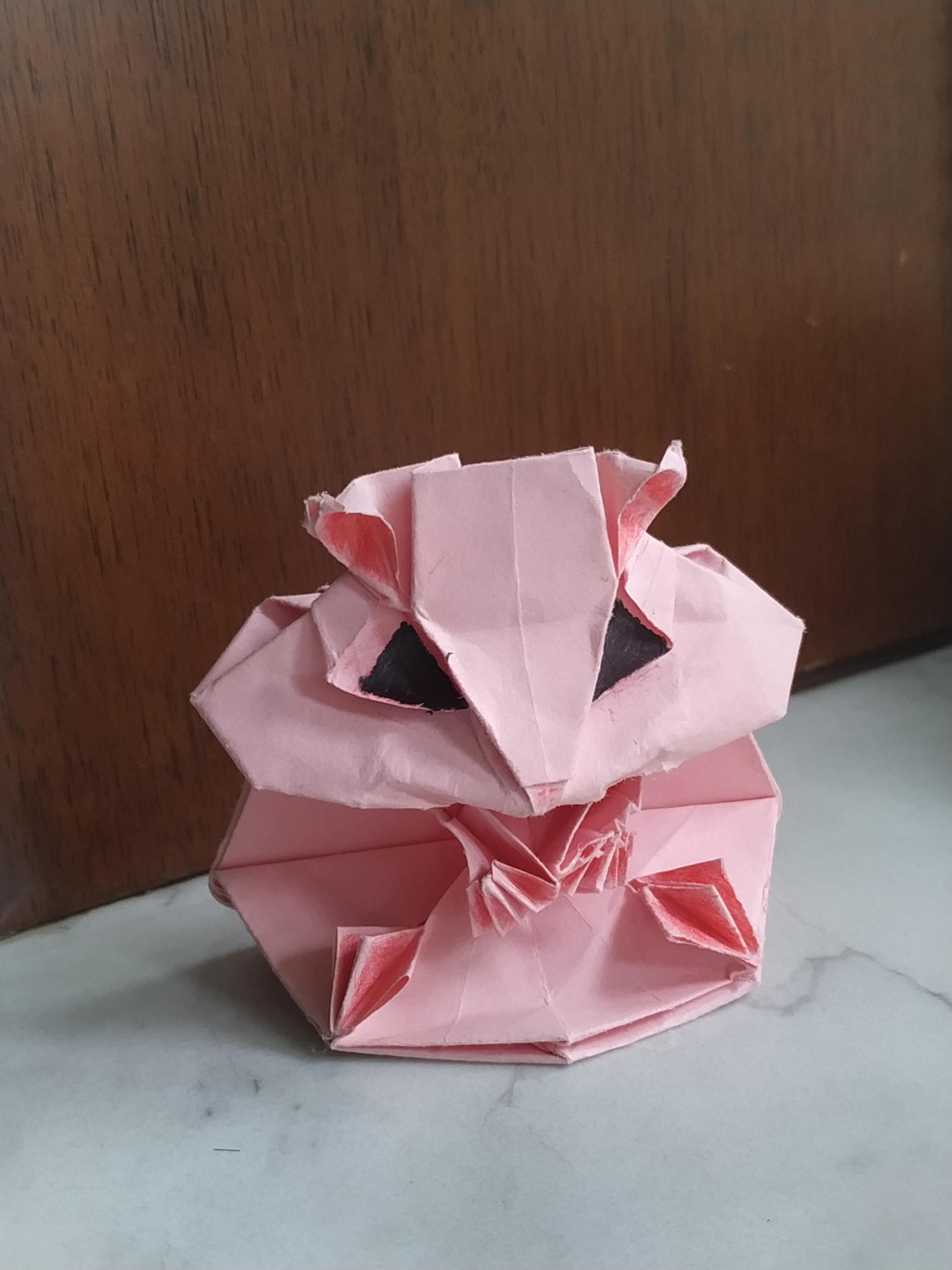 【折纸】仓鼠 origami hamster