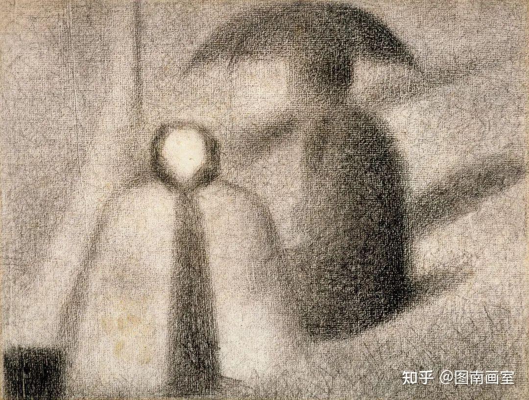 大师作品分享 | 乔治·修拉的素描作品,别有一番风味 - 知乎