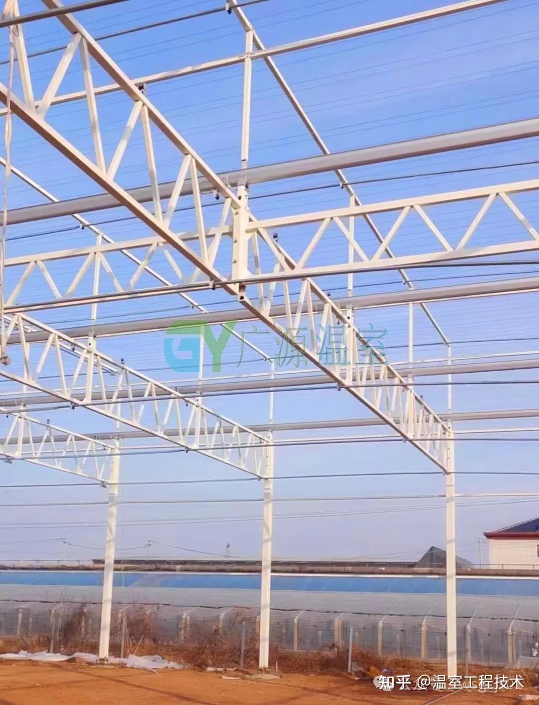 铝合金天沟玻璃温室大棚桁架梁设计