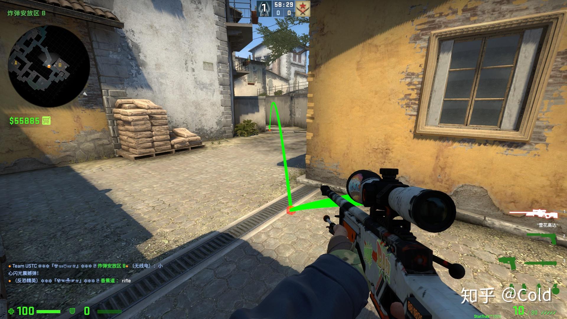 csgo地图inferno全分析2喋血香蕉道上