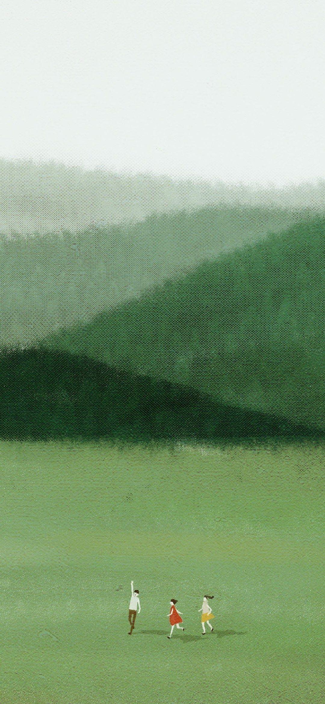 有什么美到极致的绿色壁纸?(绿色壁纸好看卡通动漫)